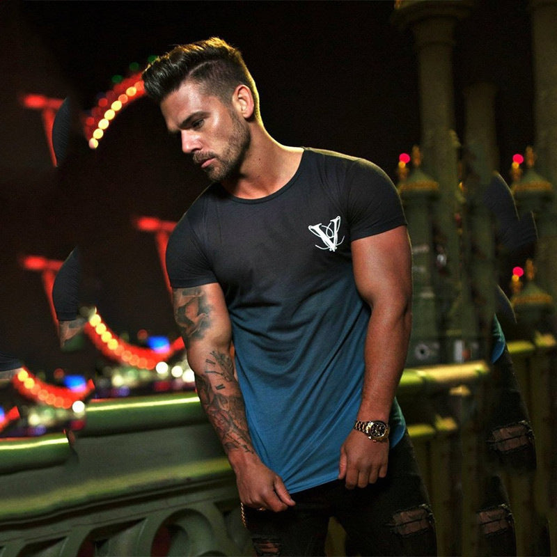 Men's Muscle Fit Cotton Gym T-Shirt — Bodybuilding Workout Top (M–XXL)