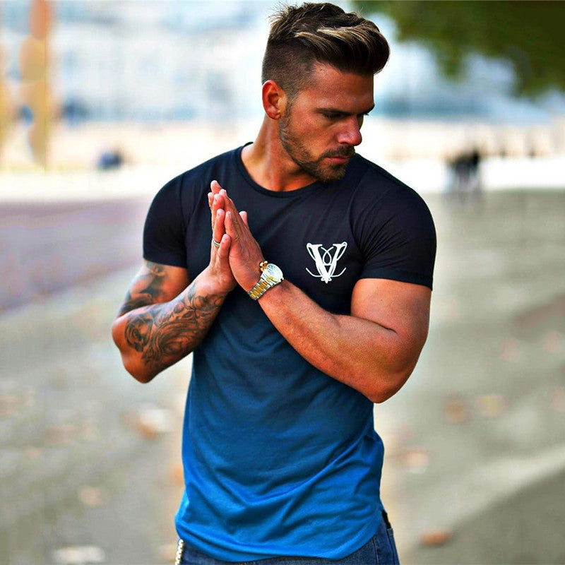 Men's Muscle Fit Cotton Gym T-Shirt — Bodybuilding Workout Top (M–XXL)