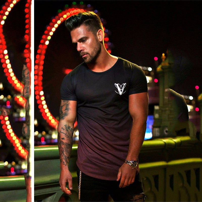 Men's Muscle Fit Cotton Gym T-Shirt — Bodybuilding Workout Top (M–XXL)