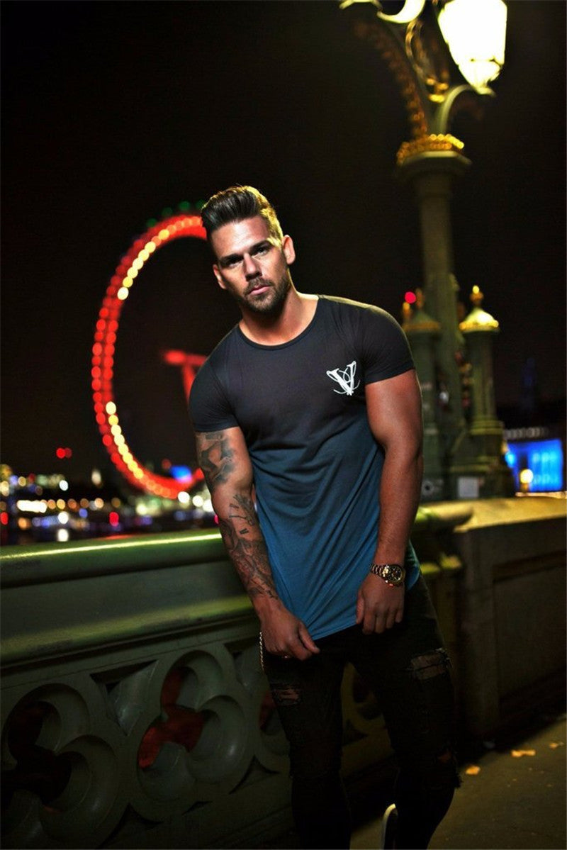 Men's Muscle Fit Cotton Gym T-Shirt — Bodybuilding Workout Top (M–XXL)